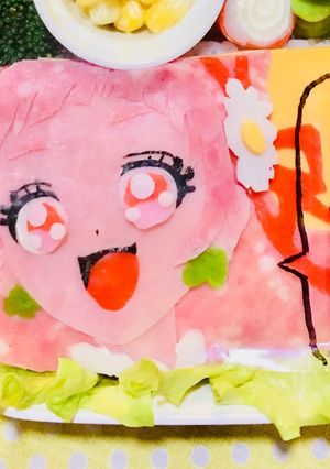 ハグっとプリキュア♪キャラ弁キュアエール-レシピのメイン写真