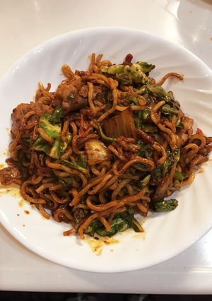 キムチ焼きそば-レシピのメイン写真