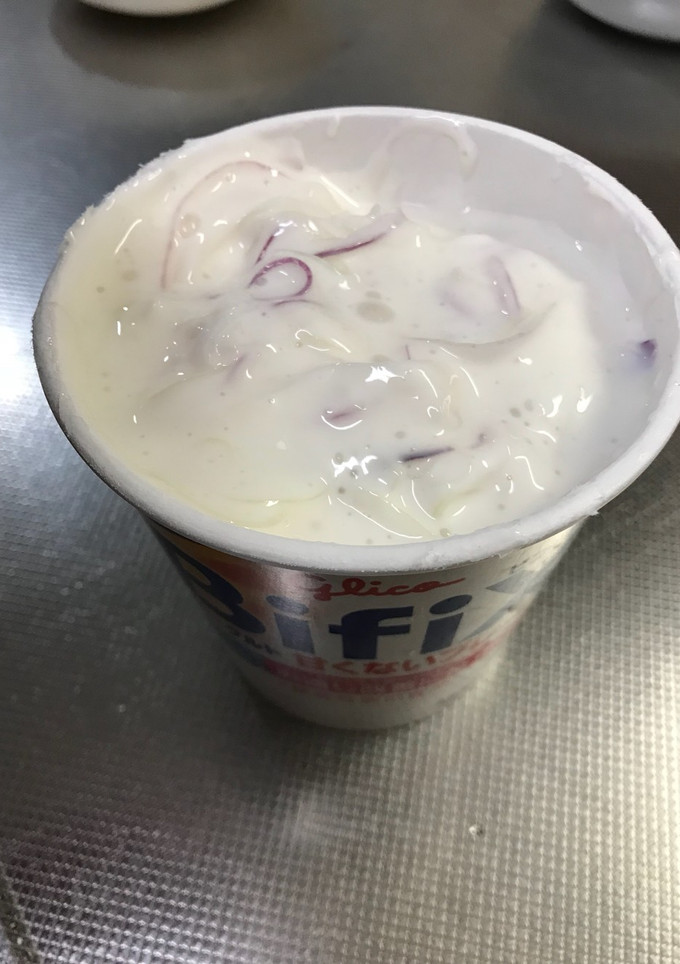 玉ねぎヨーグルト（容器はそのまま）-レシピのメイン写真