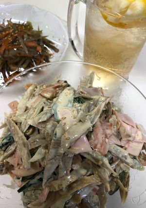 ささがきごぼうサラダ-レシピのメイン写真