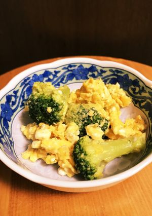 マヨラーのブロッコリーと卵のマヨ炒め-レシピのメイン写真