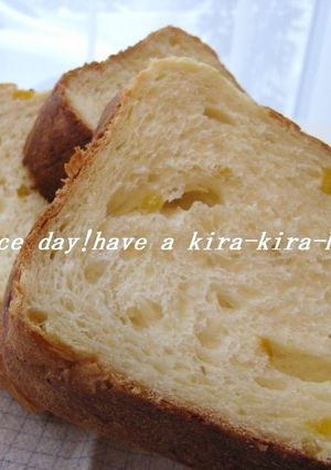 ＨＢで♪マンゴー＆ココナッツ入りの食パン-レシピのメイン写真