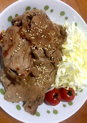 豚生姜焼き漬けて焼くだけ(o^^o)♪-レシピのメイン写真