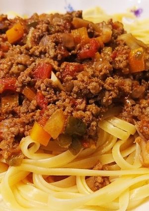 基本のミートソーススパゲティ-レシピのメイン写真