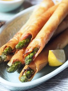 焼くまで5分♪簡単アスパラベーコン春巻き-レシピのメイン写真