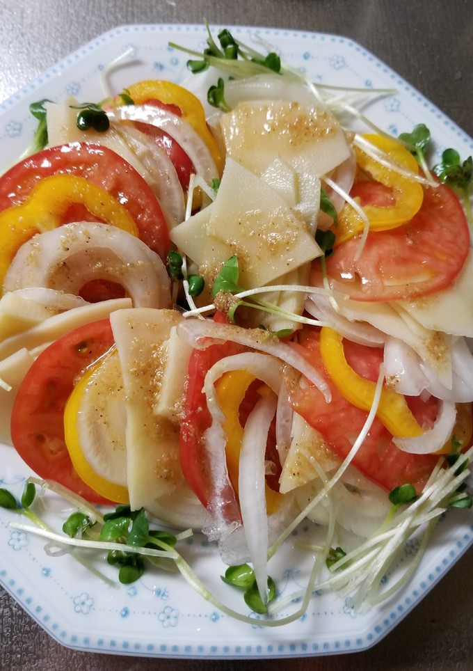 たけのこと新玉ねぎの中華サラダ♪-レシピのメイン写真