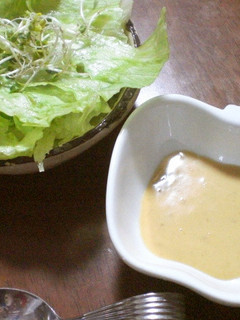 レタスにたっぷりミソマヨネーズ-レシピのメイン写真