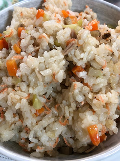 具沢山炊き込みご飯-QC使用--レシピのメイン写真