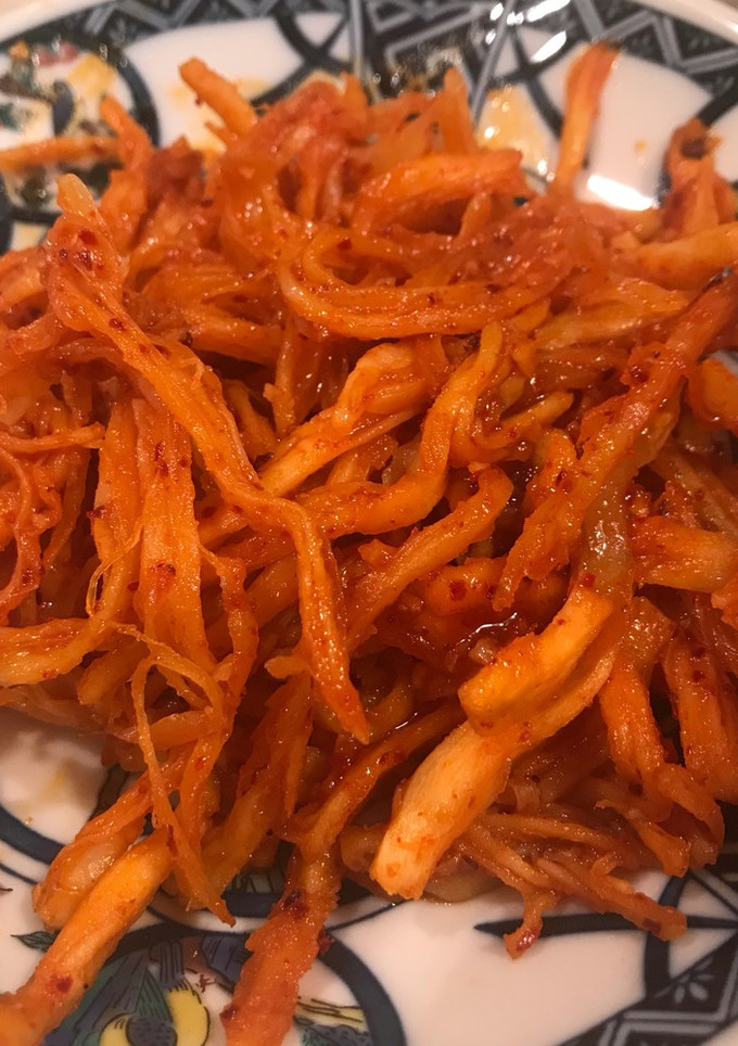 簡単で韓国の味！さきイカのキムチ-レシピのメイン写真