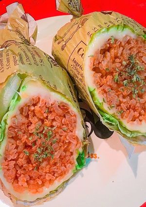 レタス巻きチキンライス-レシピのメイン写真