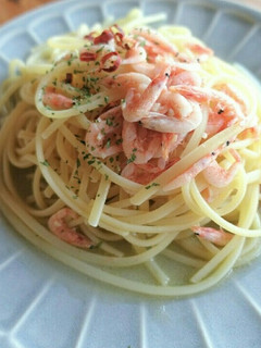桜えびのにんにくパスタ-レシピのメイン写真