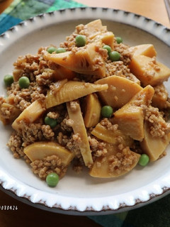 筍の甘辛そぼろ煮☆お弁当にメインに消費に-レシピのメイン写真