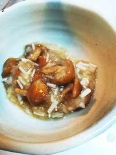 なめことエノキのみぞれ煮-レシピのメイン写真