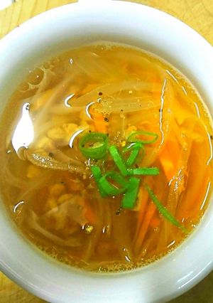 「ダイスラボ」大豆のお肉ミンチと野菜のかんたんスープ-レシピのメイン写真