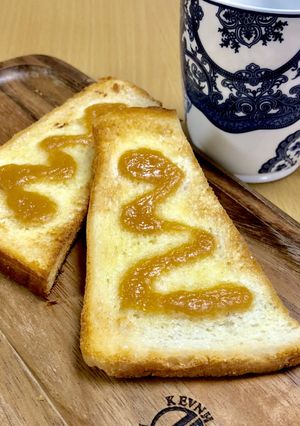 液みそあらだしラスク的トースト。-レシピのメイン写真
