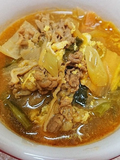 旦那喜ぶご飯11☆牛肉のキムチスープ-レシピのメイン写真
