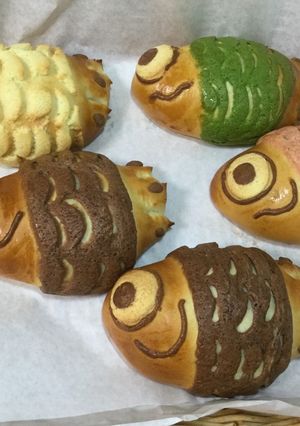 こいのぼりあんパン-レシピのメイン写真