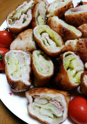 ＊豚肉とキャベツの3層焼き＊-レシピのメイン写真