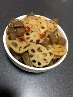おつまみ☆ダイエットに!こんにゃく蓮根-レシピのメイン写真