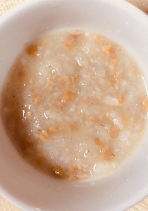 ねば~んとろ~り納豆がゆ(7.8ヵ月)-レシピのメイン写真