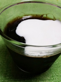 アガーで作るコーヒーゼリー(備忘録)-レシピのメイン写真