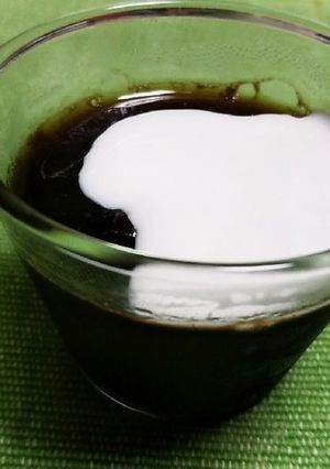 アガーで作るコーヒーゼリー(備忘録)-レシピのメイン写真