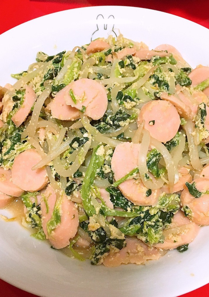 残り物なのに絶品！醤油マヨのもやし炒め-レシピのメイン写真