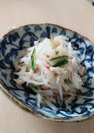 ☆大根とささみのサッパリ梅サラダ☆-レシピのメイン写真