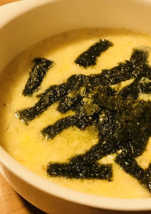 のり玉子のとろとろシンプルスープ-レシピのメイン写真