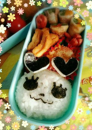 キャラ弁　簡単　ハニーワークス　パンダ☆-レシピのメイン写真