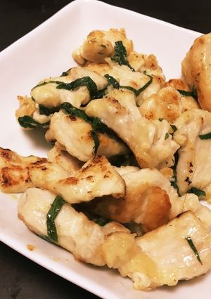柔らかジューシー鶏胸肉の大葉塩レモン♪-レシピのメイン写真