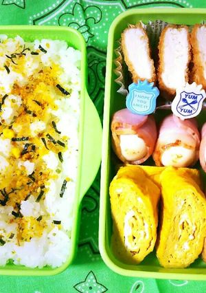 中学１年男子お弁当★'18/4/9-レシピのメイン写真