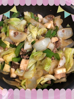 ❁余った回鍋肉の素でアレンジ野菜炒め❁-レシピのメイン写真
