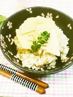 ヤマキ基本のだしでたけのこごはん-レシピのメイン写真