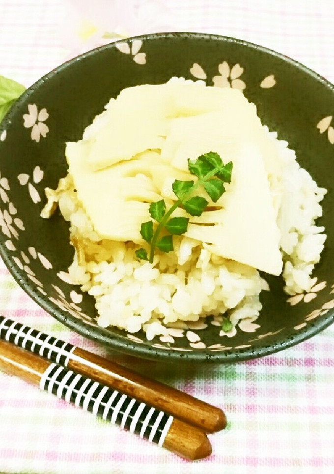 ヤマキ基本のだしでたけのこごはん-レシピのメイン写真