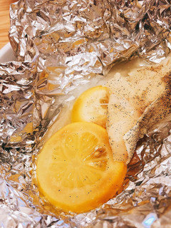 白身魚のレモン風味ホイル焼き-レシピのメイン写真