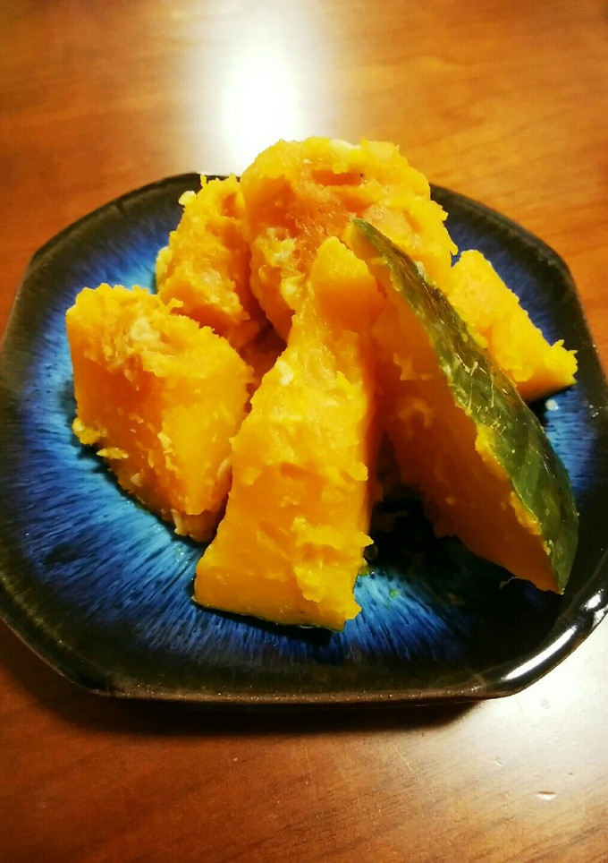 出汁でかぼちゃ煮をしてみた-レシピのメイン写真