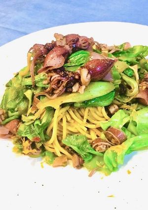 糖質制限!ホタルイカと春キャベツのぺぺ-レシピのメイン写真