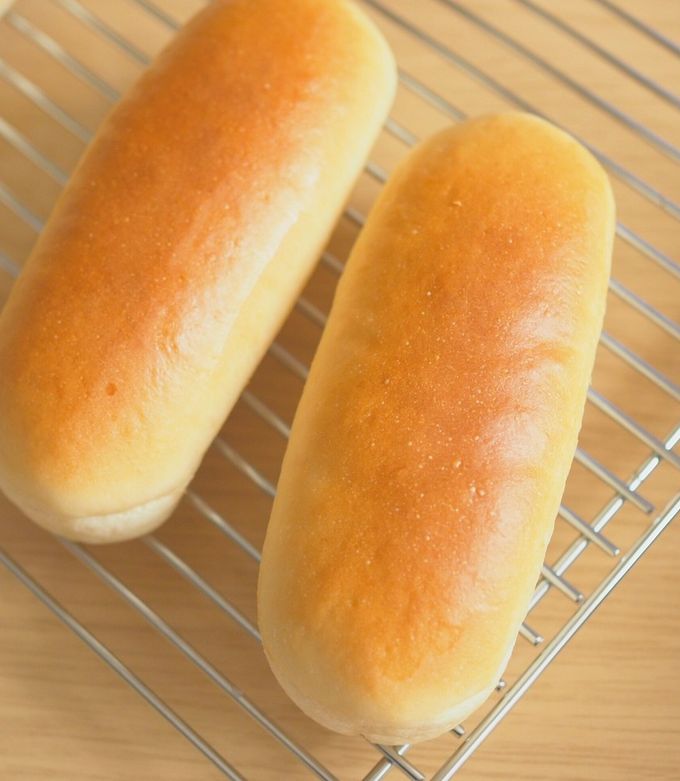 ＊昔ながらのコッペパン＊手ごね解説有-レシピのメイン写真