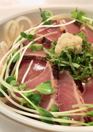 時短‥玉ねぎ入りカツオたたき丼-レシピのメイン写真