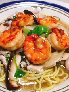 香ばし海老とレタスの焼きそば-レシピのメイン写真
