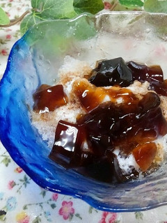 かき氷に「コーヒーゼリー」-レシピのメイン写真