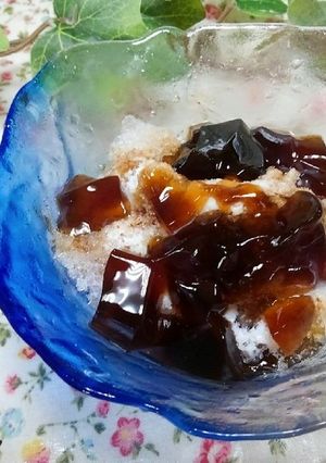 かき氷に「コーヒーゼリー」-レシピのメイン写真