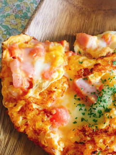 トマトベーコンチーズの簡単オムレツ❁-レシピのメイン写真