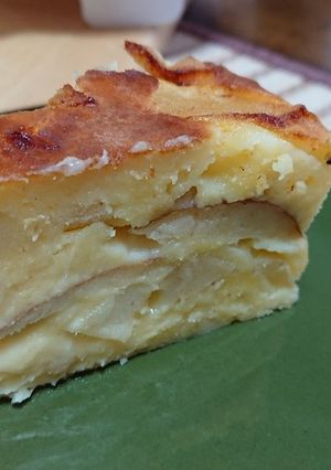 食べることを楽しめる米粉アップルケーキ-レシピのメイン写真
