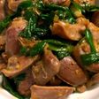 砂肝の甘辛みそ焼き