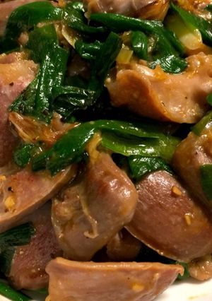 砂肝の甘辛みそ焼き-レシピのメイン写真
