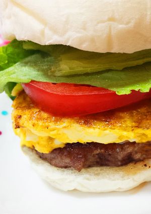 手作り☆エッグハンバーガー-レシピのメイン写真
