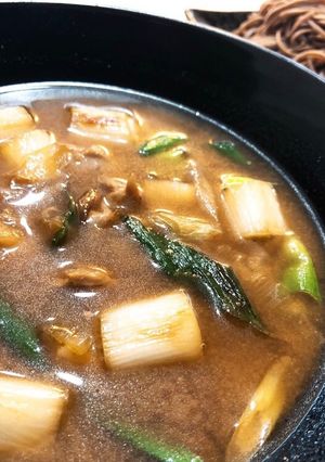 簡単！鶏ネギ味噌つけ蕎麦-レシピのメイン写真