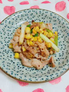 豚肉ときのこのみそクリームチーズ炒め-レシピのメイン写真